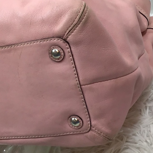 Coach Blush Pink Leather Soho pleated Shoulder Bag 13733 - Picture 10 of 15